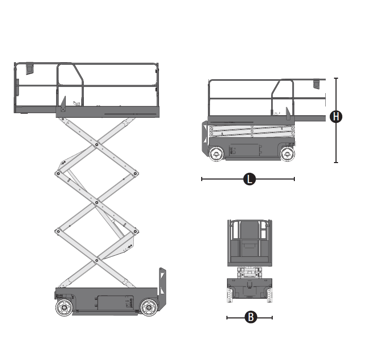 Genie GS3246 Scissor lift Rental 11.8 m Scissor lift for rent